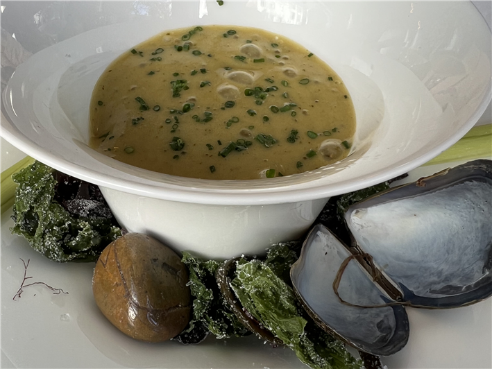 curried mussels